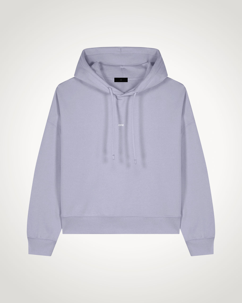 Organic Cropped Hoodie · Light violet
