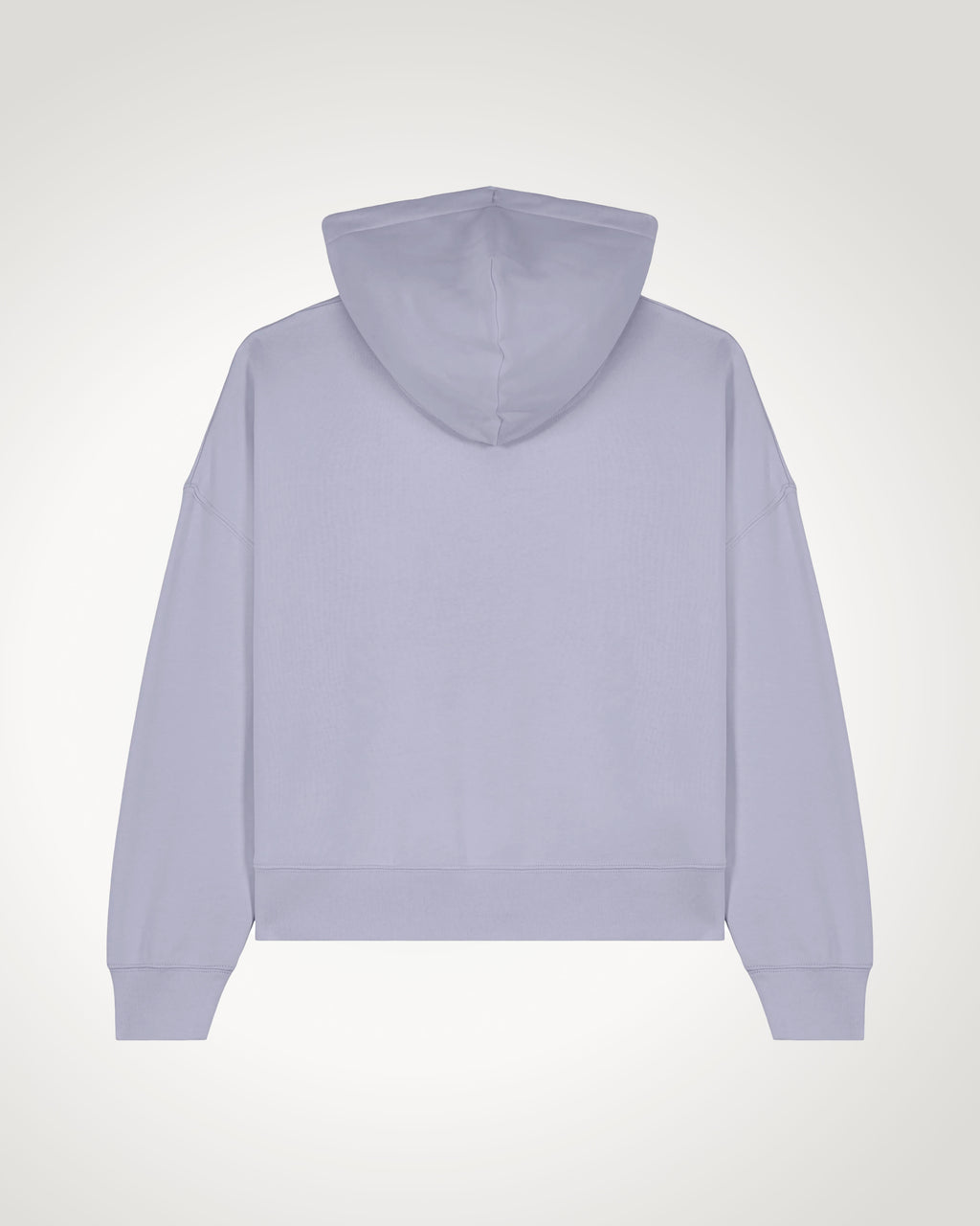 Organic Cropped Hoodie · Light violet