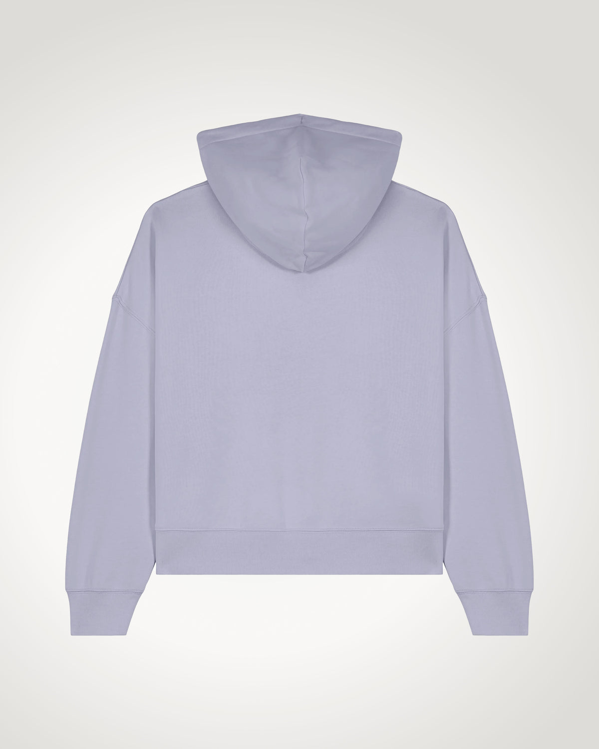 Organic Cropped Hoodie · Light violet